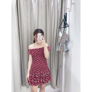 Đầm, Váy hoa nhí Zara authentic FLORAL PRINT DRESS giá rẻ