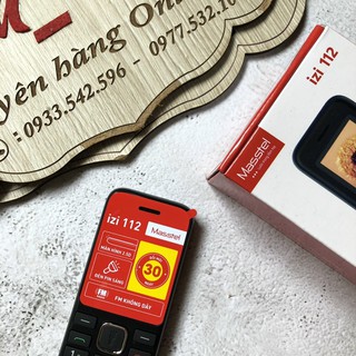 Điện thoại di động masstel izi 112 màn hình 1.77 inch - 800mah - 2 sim - bảo hành 12 tháng