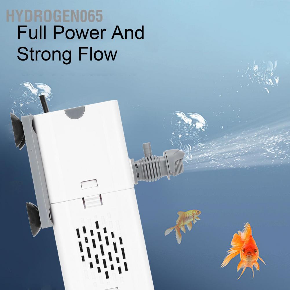 Bể cá tích hợp bộ lọc Lọc tuần hoàn Oxy ‑ Tăng Phụ kiện hồ cá đa năng 15W 1000L/H Hydrogen065