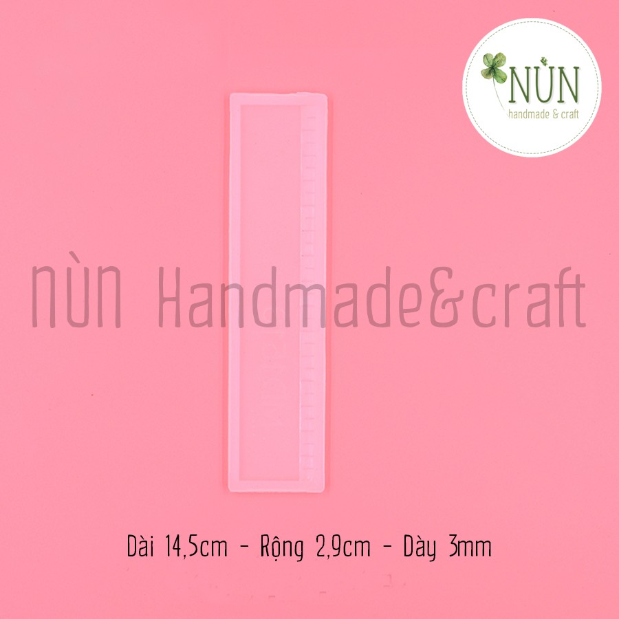 Khuôn Silicon Thước Kẻ Thẳng Làm Handmade