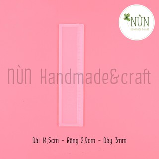 Khuôn Silicon Thước Kẻ Thẳng Làm Handmade