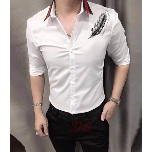 ÁO SƠ MI NAM BODY HÀN QUỐC CAI KATE LỤA CAO CẤP ĐẸP CHẤT