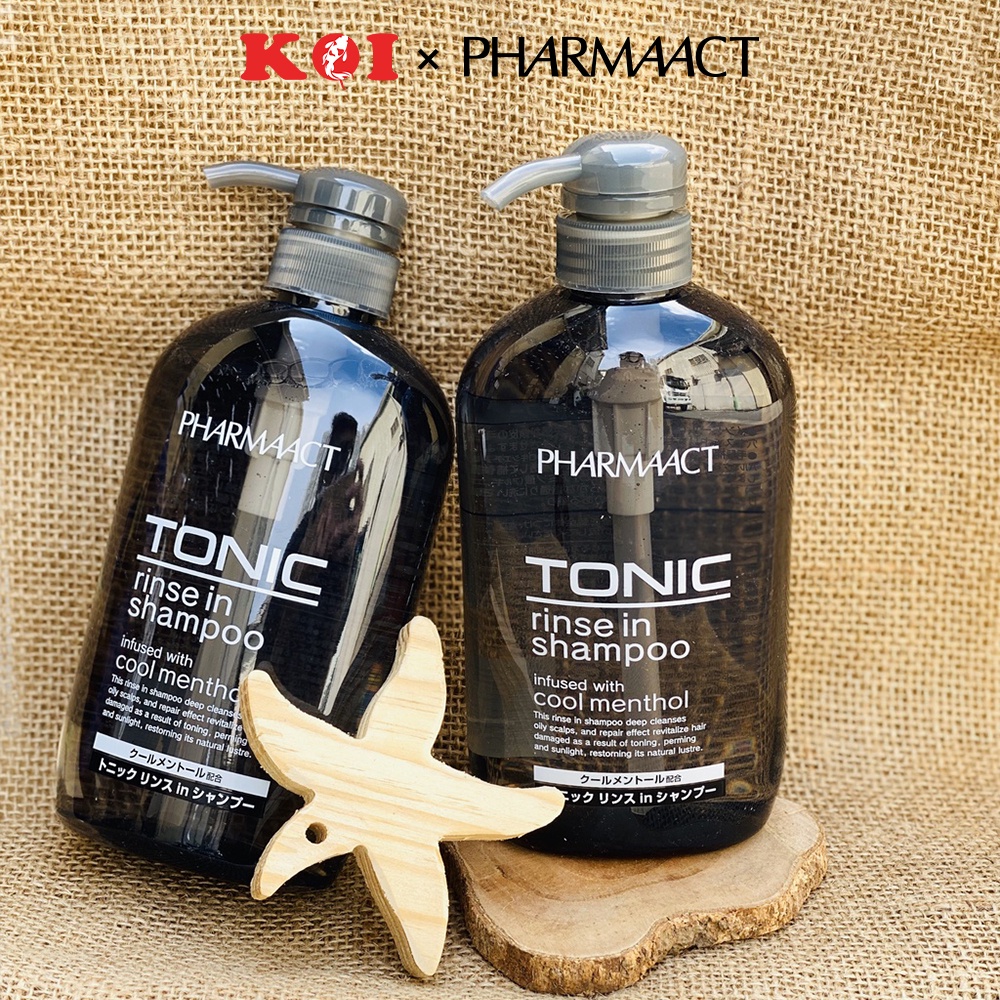 Dầu gội đầu cho nam Pharmaact Tonic Rinse In Shampoo 550ml