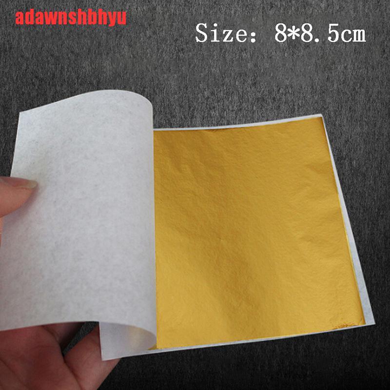 Set 100 Lá Vàng Giấy Dùng Trang Trí Thủ Công