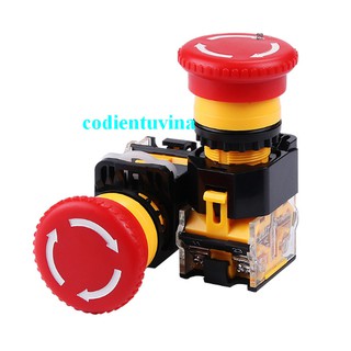 Nút Nhấn Dừng Khẩn Cấp LAY38-11ZS+STOP