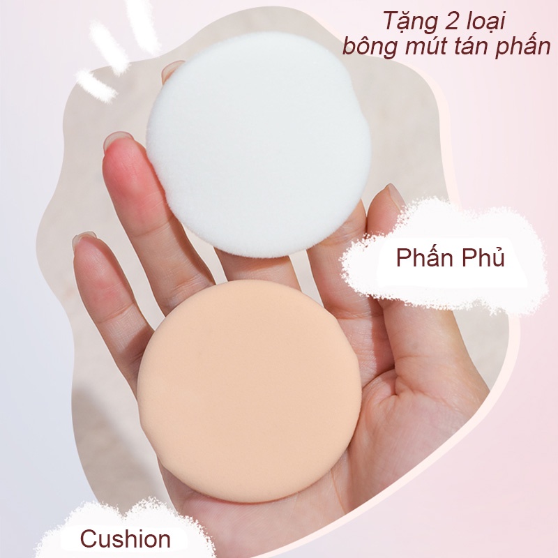 Phấn Phủ Phấn Nước 2 Trong 1 GOGO TALES Light and Nude Pressed Powder Cushion Cream
