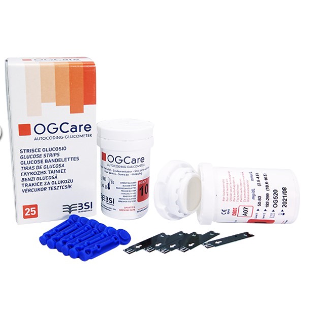 Máy Đo Đường Huyết OGCare Italia Bảo Hành Trọn Đời