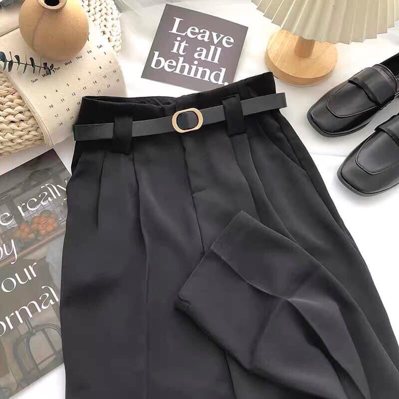 Quần baggy tây form chuẩn xịn đẹp (Ảnh thật/Video)