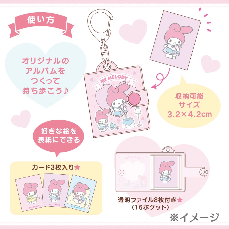 ♡Bán Lớn♡ Album Ảnh mini Của SANRIO  Gồm 6 Nhân Vật  Chính Hãng Thẻ Ảnh Kpop
