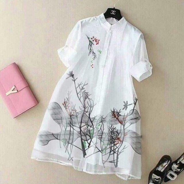 ĐẦM SƠ MI IN CÂY