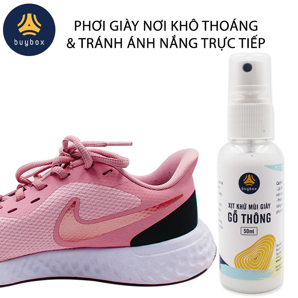 Xịt khử mùi giày (50ml) giúp ngăn ngừa vi khuẩn và đem đến hương thơm thiên nhiên - buybox - BBPK71