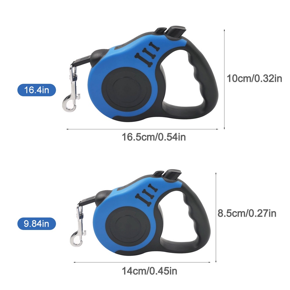 Dây Dắt Thú Cưng Đi Dạo Bằng Nilon Tự Động Co Rút Gọn Siêu Bền 27Pets} 3m / 5m