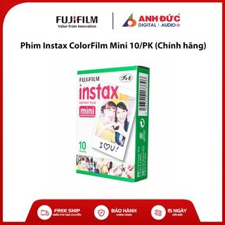 Phim máy ảnh Fujifilm Instax ColorFilm Mini 10 tấm - Hàng chính hãng