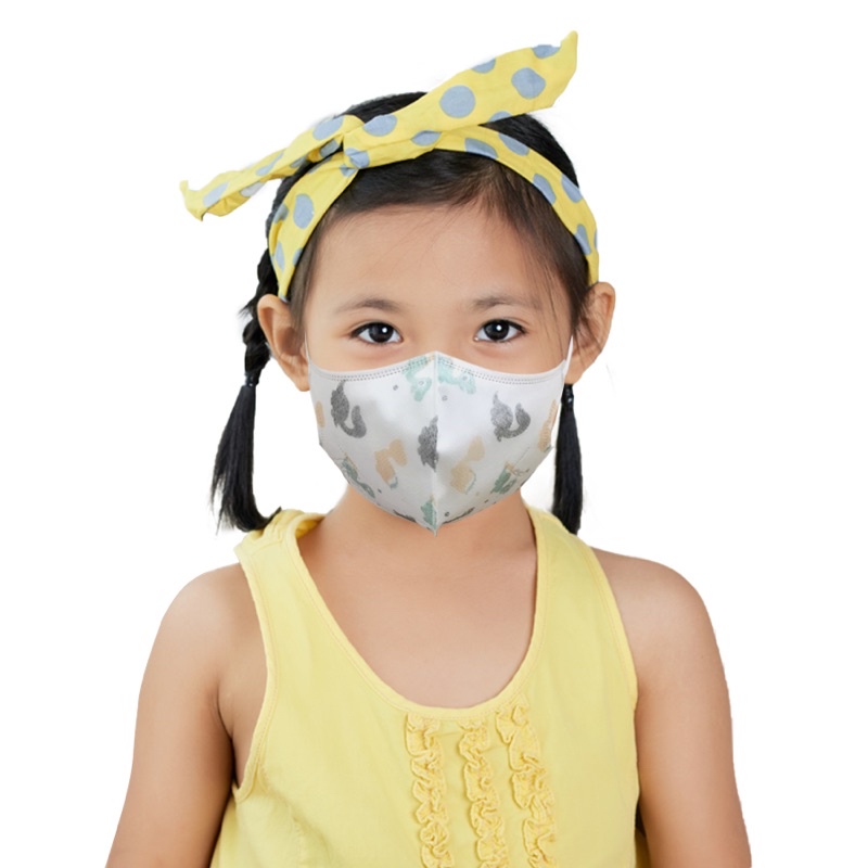 10 Khẩu trang 5D kids mask kháng khuẩn cho bé 4 đến 10 tuổi