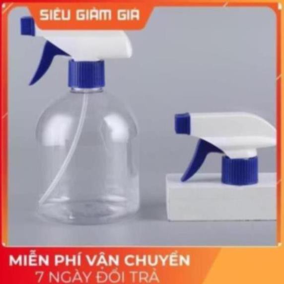 Chai Xịt Phun Sương ❤ GIÁ TỐT NHẤT ❤ [500ml] Chai nhựa pet Vòi Xịt Kính 500ml Lùn rỗng , phụ kiện du lịch