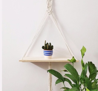 Dây macrame treo giá trang trí