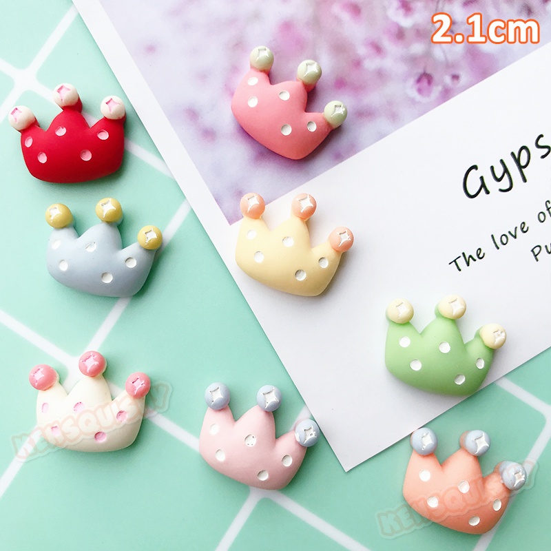 Mô Hình Vương Miện Chấm Bi Ngẫu Nhiên Màu Trang Trí Slime / Ốp Điện Thoại / Mô Hình / Gắn Dép