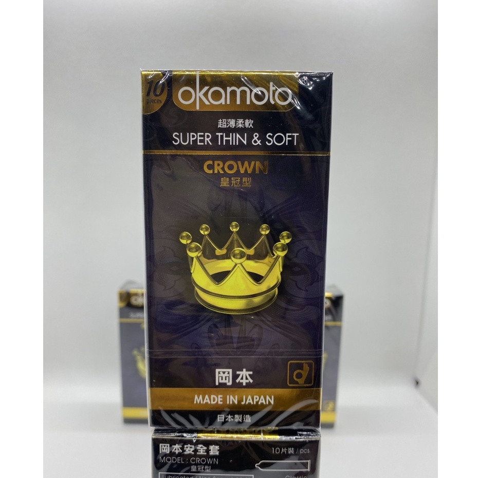 Bao Cao Su Okamoto Crown Kích Cở Nhỏ Siêu Mỏng Và Mềm Mại nhật bản
