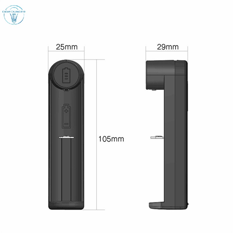 Bộ sạc có đầu cắm usb chuyên dụng cho pin 18650 Li-ion