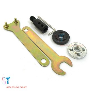 Trục M10 - 5mm,6mm, 8mm, 10mm, 12mm Kẹp Đĩa Cắt, Đĩa Mài (Loại Tốt)