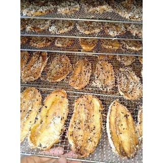 CHUỐI SẤY DỪA MÈ ĐEN 500gr