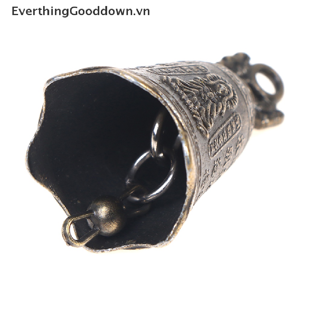 Everthinggooddown Set 2 Chuông Đồng mini Cổ Điển Trung Quốc Cầu Nguyện Quan Âm