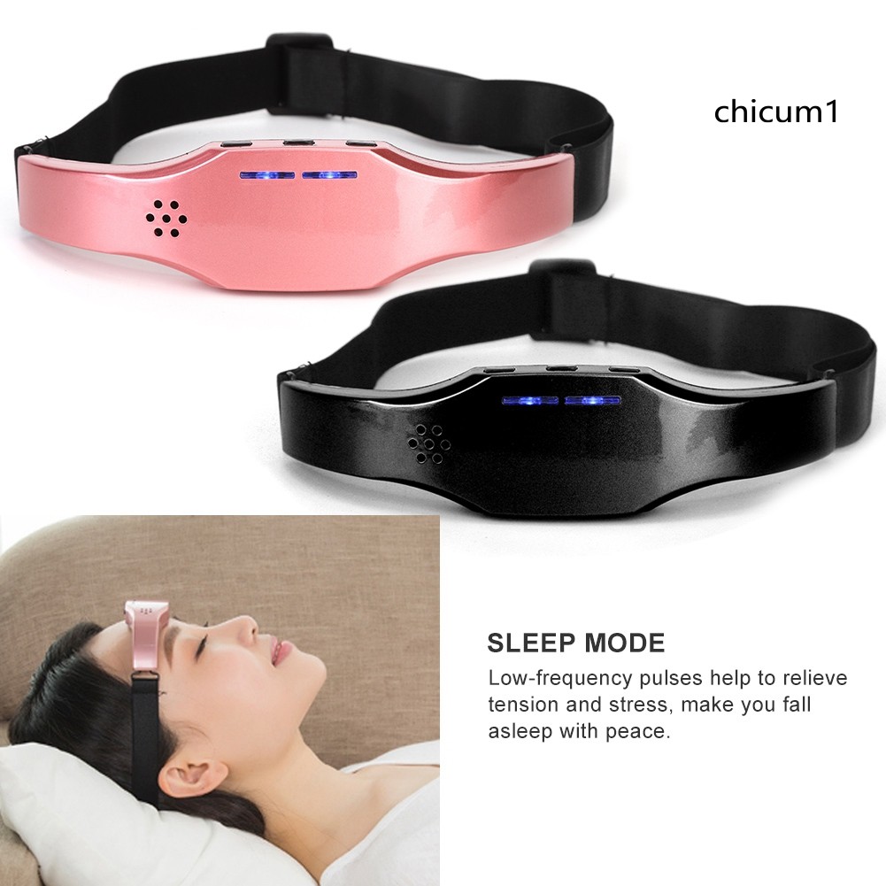 [Hàng mới về] Máy massage đầu chạy điện không dây USB hỗ trợ giảm căng thẳng chăm sóc sức khỏe chống khó ngủ