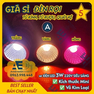 Đèn Rọi Tủ kính trưng bày Rượu Quầy kệ Trang sức showroom cửa hàng shop