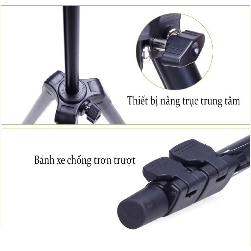 GIÁ ĐỠ CHỤP ẢNH BLUETOOTH TRIPOD YUNTENG VCT 5208