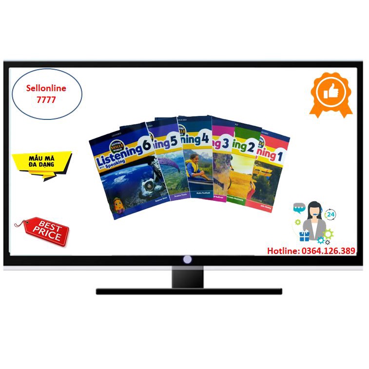 Bản đẹp rèn luyện đủ 4 kỹ năng nghe, nói, đọc, viết Oxford Skill World Listening with Speaking và Reading with Writing