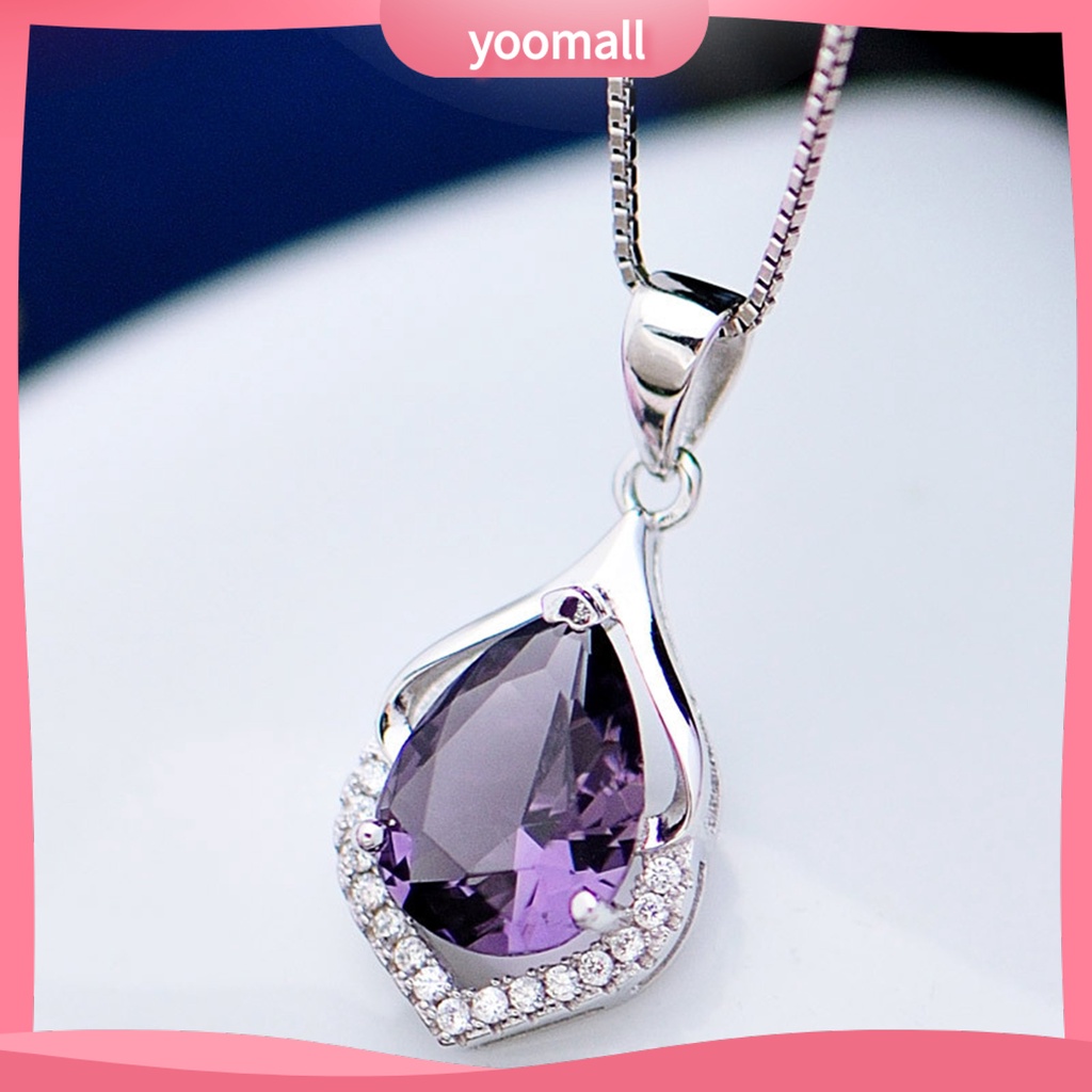 Vòng Cổ Bằng Hợp Kim Đính Pha Lê Giả Lấp Lánh Sang Trọng Cho Nữ