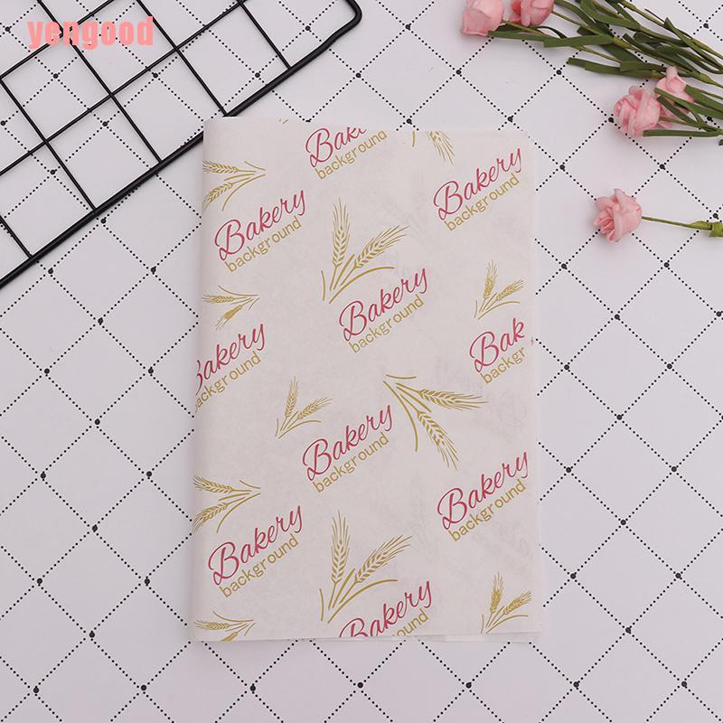 Bộ 100 Tấm Bọc Bánh Mì Sandwich Chống Dính Chất Lượng Cao