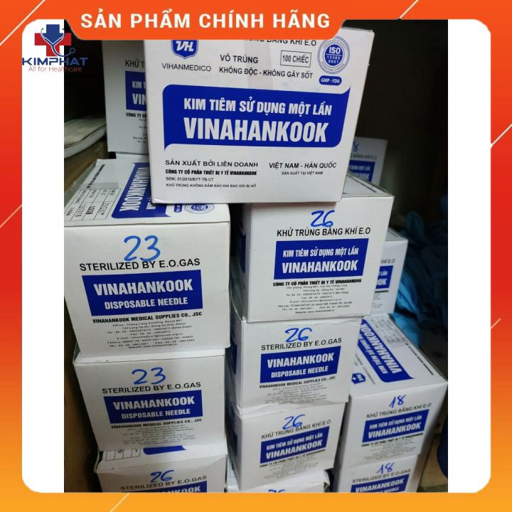 Hộp 100 kim tiêm Vinahankook