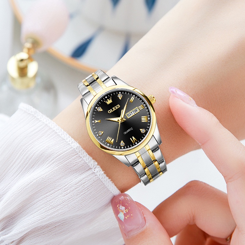 Đồng Hồ Đeo Tay Nam Nữ - Đồng Hồ Đôi OLEVS Chống Thấm Nước Bằng Thép Không Gỉ Thời Trang Aeshop.95 | BigBuy360 - bigbuy360.vn