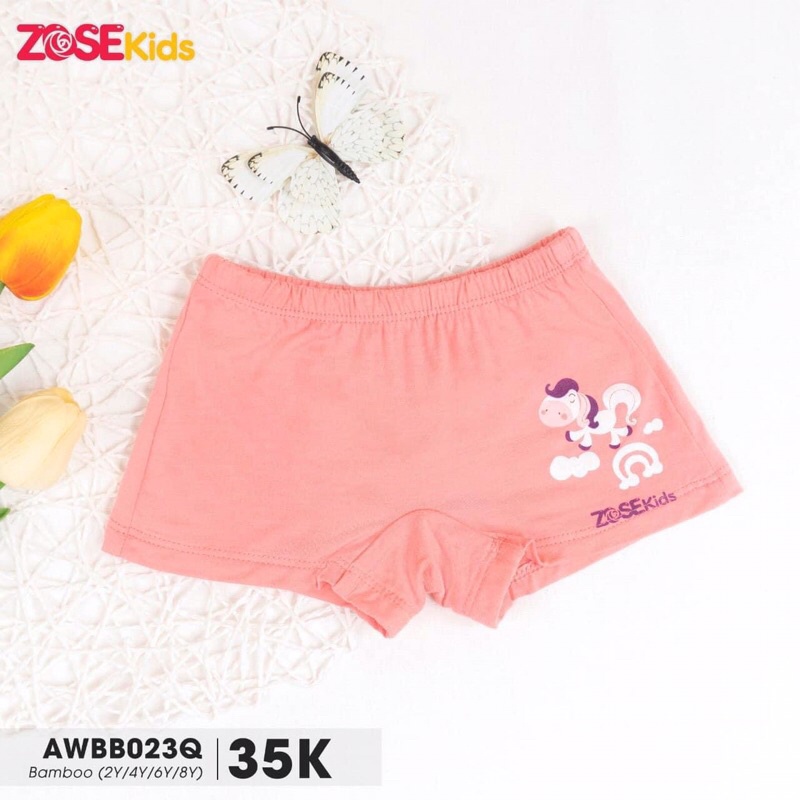 Quần chip đùi sợi tre (bamboo) ZoseKids cho bé gái 2-4Y