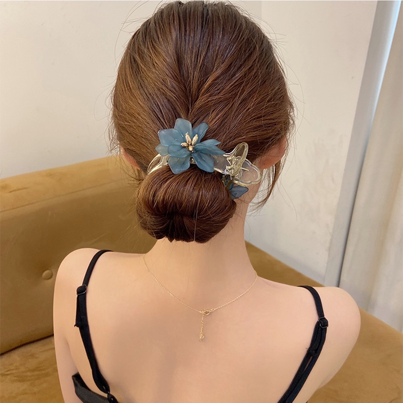 Kẹp Tóc Hình Hoa Phong Cách Hàn Quốc Dễ Thương Cho Nữ