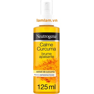 Sữa Rửa Mặt Tạo Bọt Tinh Nghệ Neutrogena Calme Curcuma Mousse Nettoyante 150ml