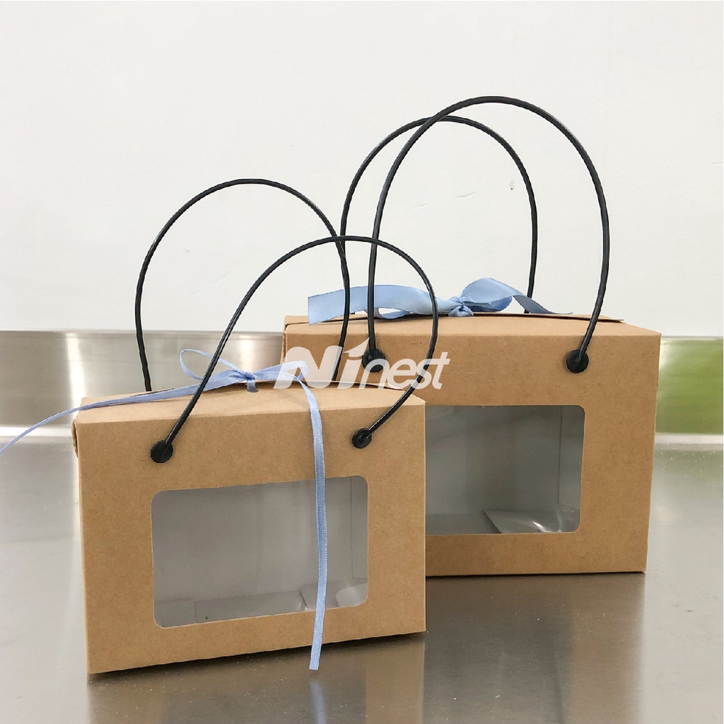 Combo 10 túi Kraft nhỏ đựng set yến baby giá tốt, mẫu đẹp, dễ gấp xếp, đựng 10 set Yến 3gr - Phụ kiện yến sào giá sỉ