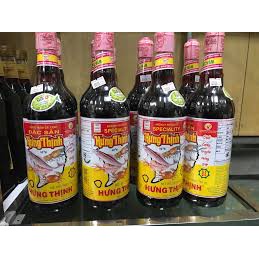 Nước mắm cá cơm Hưng Thịnh chai 750ml 40 độ đạm