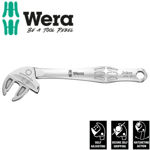 Cờ lê tự điều chỉnh size 7 - 10 (hệ mét) hay 1/4"-3/8" (hệ inch) 6004 Joker XS self-setting spanner Wera 05020099001