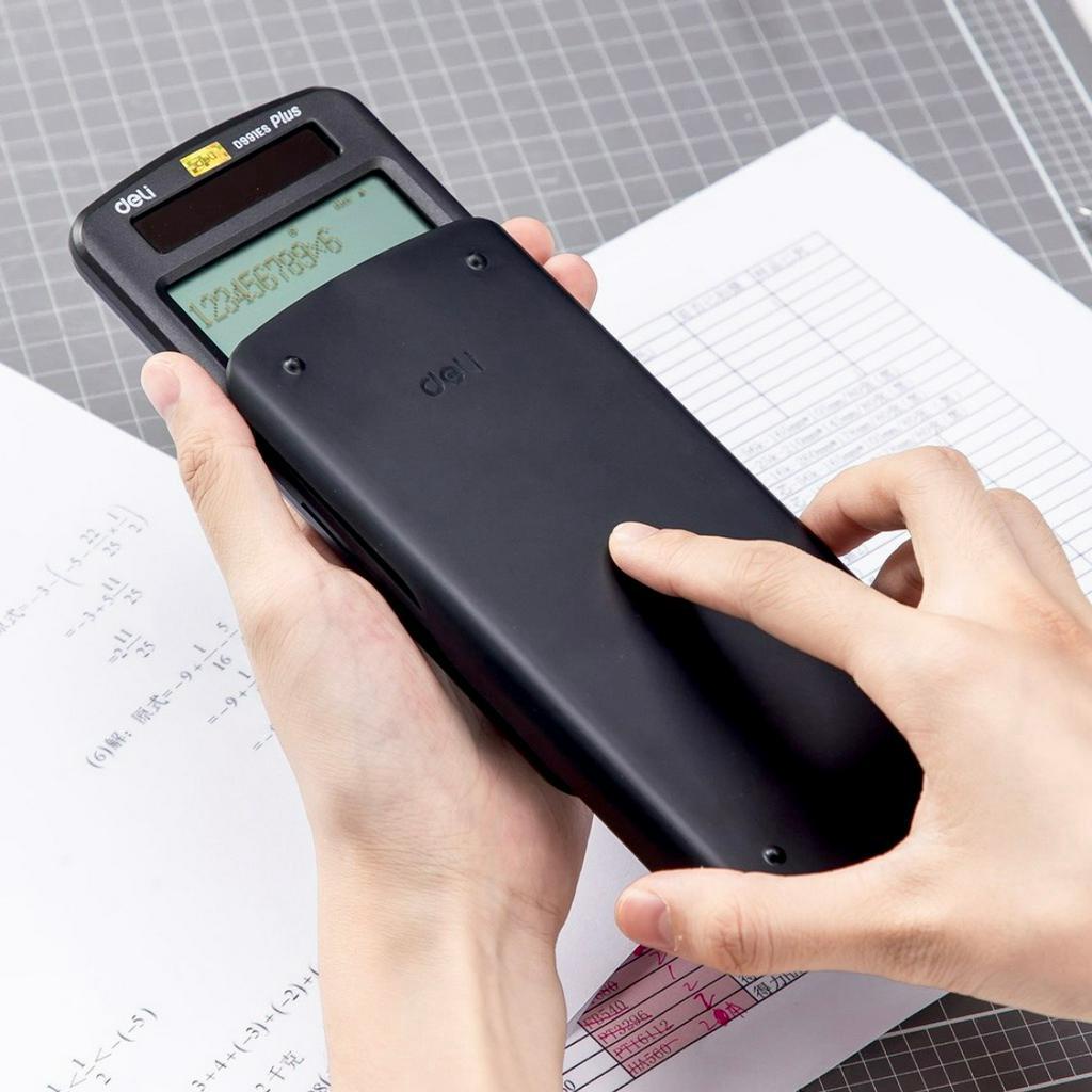 Máy tính kỹ thuật Deli ED991ES - Gồm 417 chức năng tính toán - Máy tính đạt chuẩn vào phòng thi, Đủ màu sắc