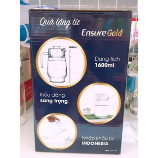 🌺BÌNH THUỶ TINH ENSURE 1.6 LÍT🌺 HÀNG KM ENSURE
