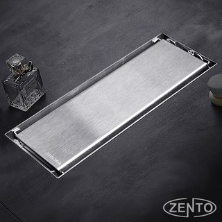 Thoát sàn chống mùi inox Zento ZT653-28 (80x280mm)
