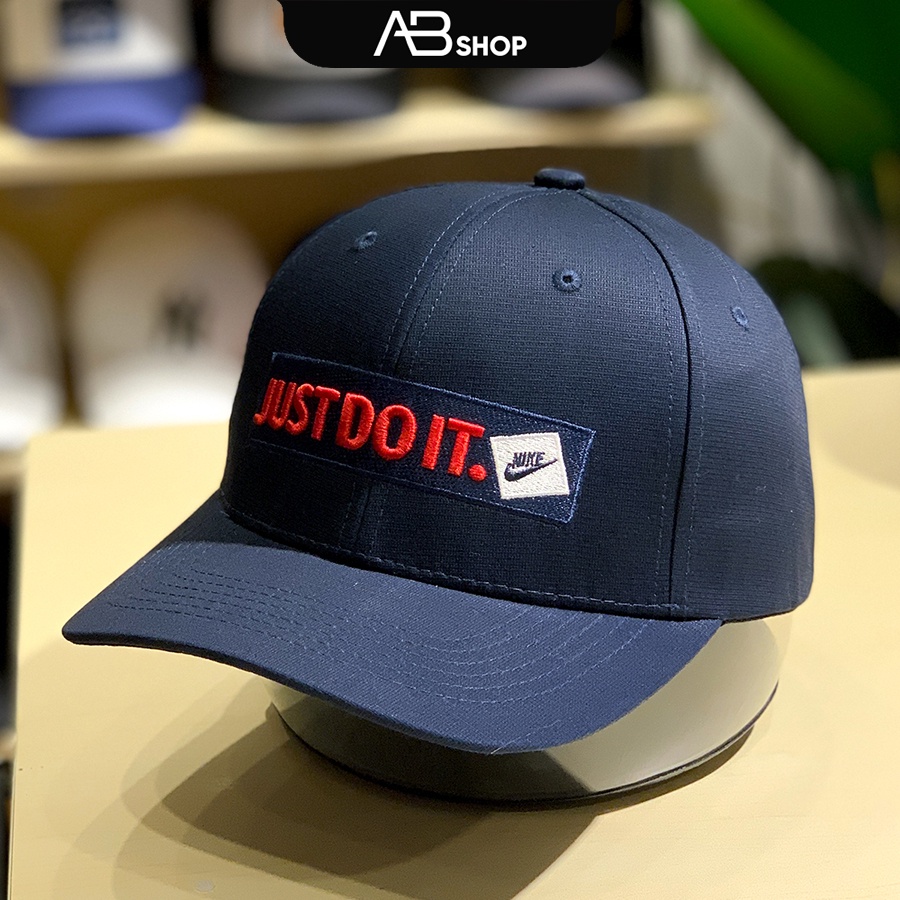 Mũ Lưỡi Trai Nike JDT Cao Cấp Màu Đen Xanh Chữ Đỏ AB-30180