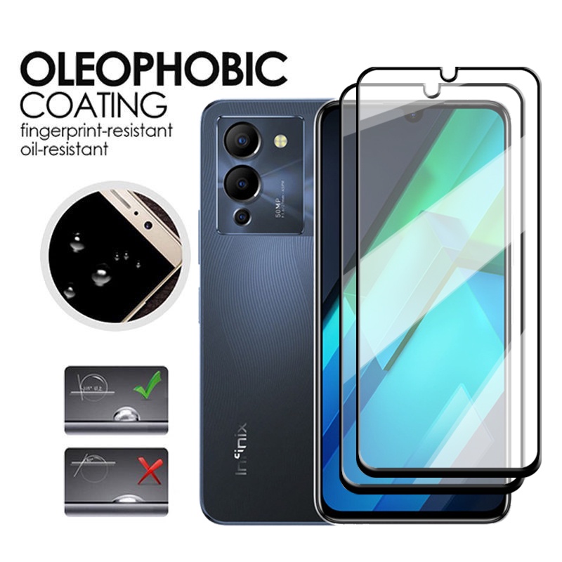 Kính Cường Lực 9D Bảo Vệ Màn Hình Cho Infinix Note 12 G96 Note11 Hot 11S NFC Hot 12 Play Hot 11 Play 10 Play 9 Play Smart 6 Smart 5 Hot 10S 10T X