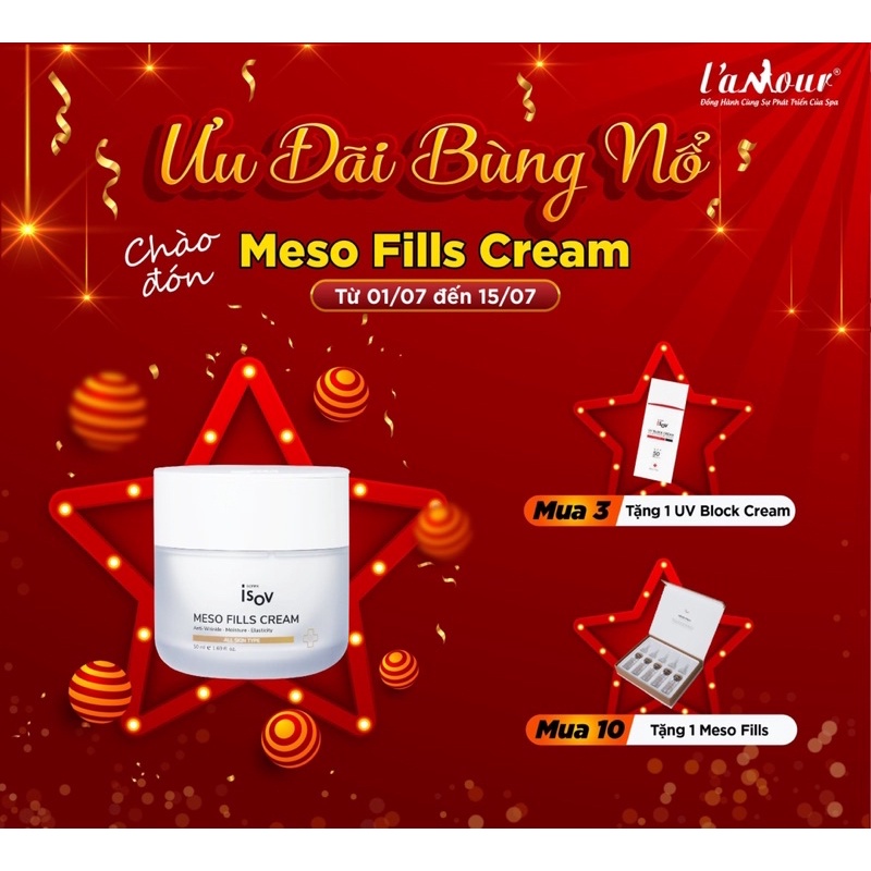 MESO FILLS CREAM - Kem Chứa PLLA & Botox Giúp Tái Tạo Và Căng Bóng Da