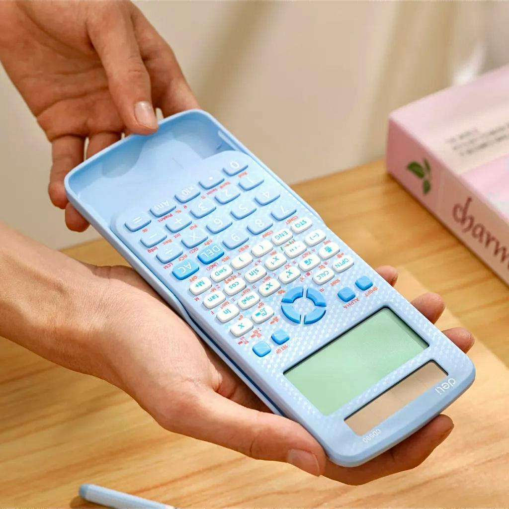 Máy tính kỹ thuật Deli ED991ES - Gồm 417 chức năng tính toán - Máy tính đạt chuẩn vào phòng thi, Đủ màu sắc