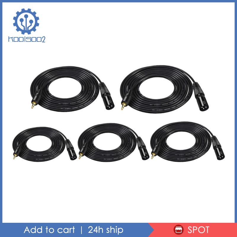 Dây Cáp Âm Thanh Chuyển Đổi Từ Đầu Cắm 3.5mm Sang XLR Koolsoo2
