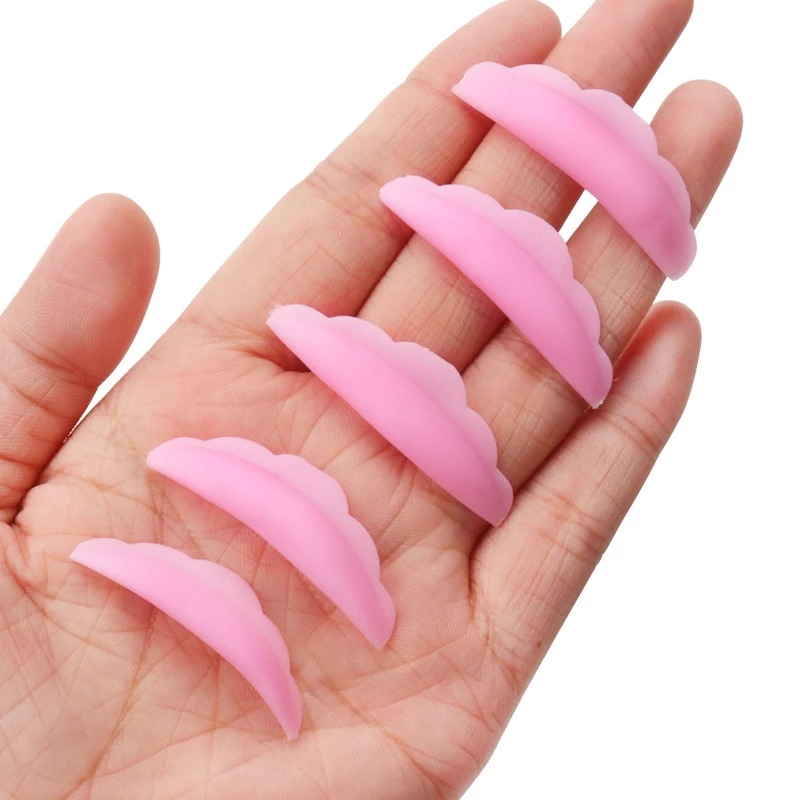 Set 10 Miếng Đệm Silicon Mềm Hỗ Trợ Nâng Mi Giả Có Thể Tái Sử Dụng Với 5 Kích Cỡ Khác Nhau