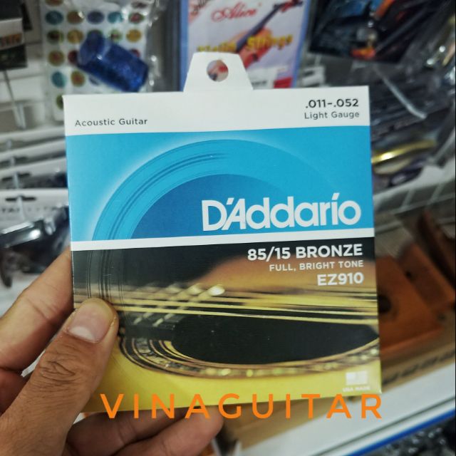 Dây D'Addario EZ910 cho guitar acoustic chính hãng